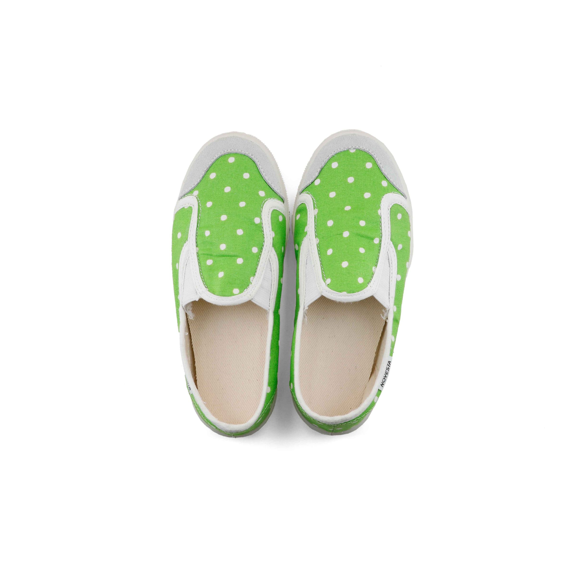 Obrázok z Slip-on Kid Dots Green