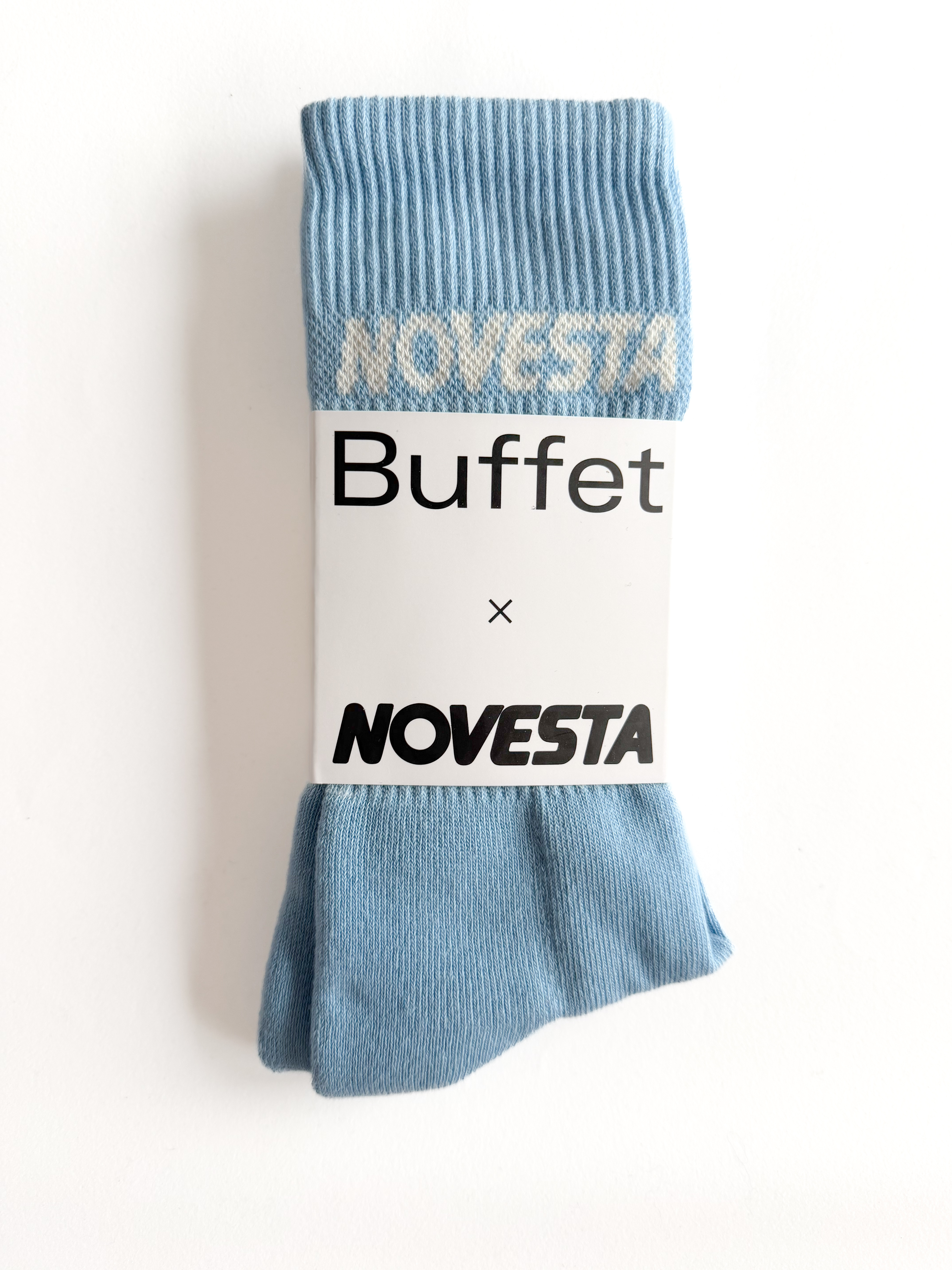 Obrázok z Buffet x Novesta Rib logo socks blue