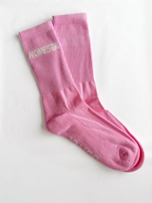 Obrázok z Buffet x Novesta Rib logo socks pink