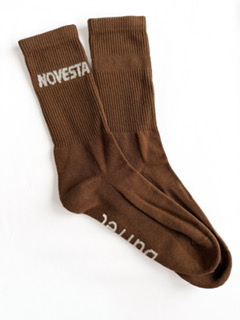 Obrázok z Buffet x Novesta Rib logo socks brown