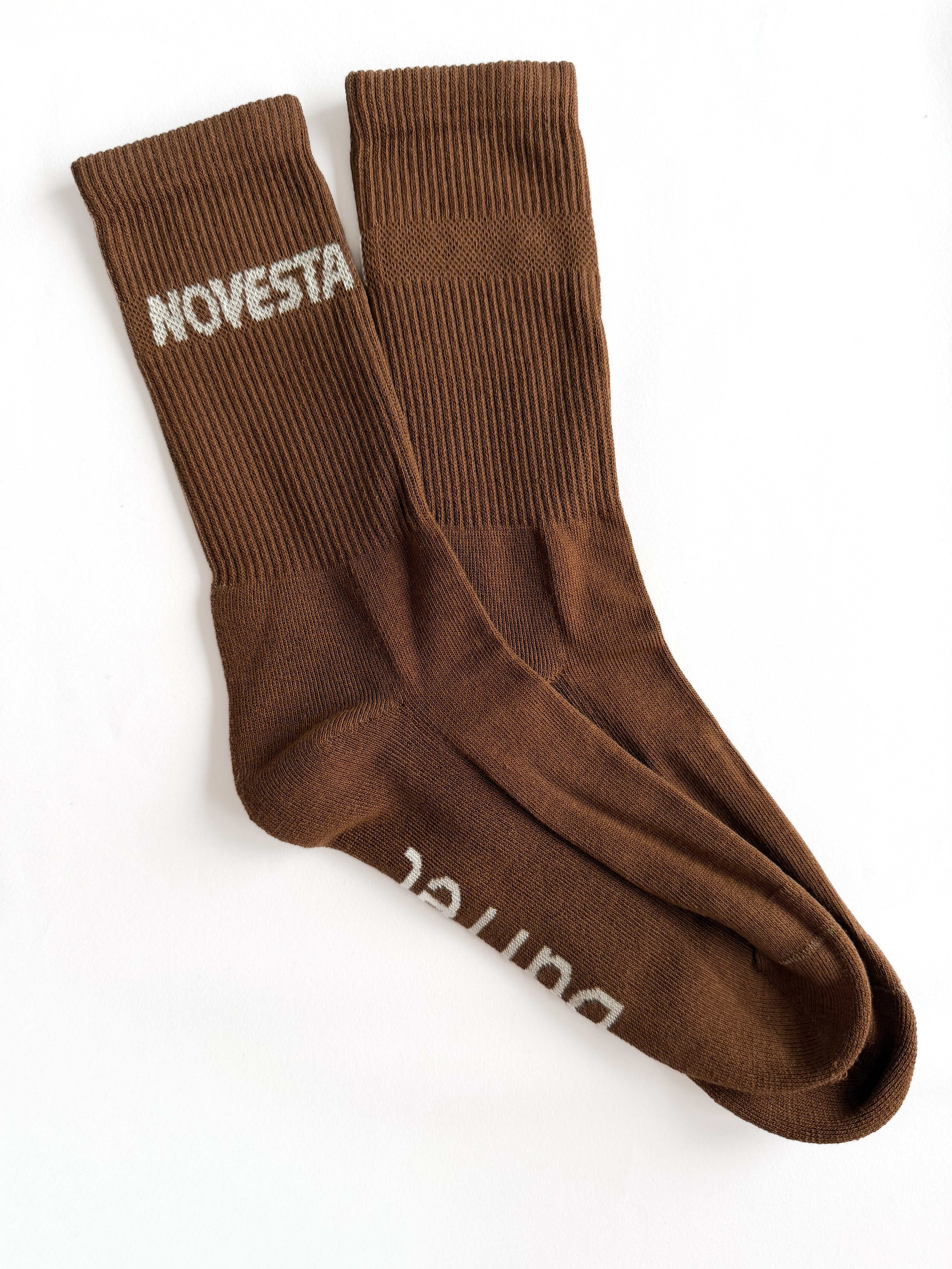 Obrázok z Buffet x Novesta Rib logo socks brown
