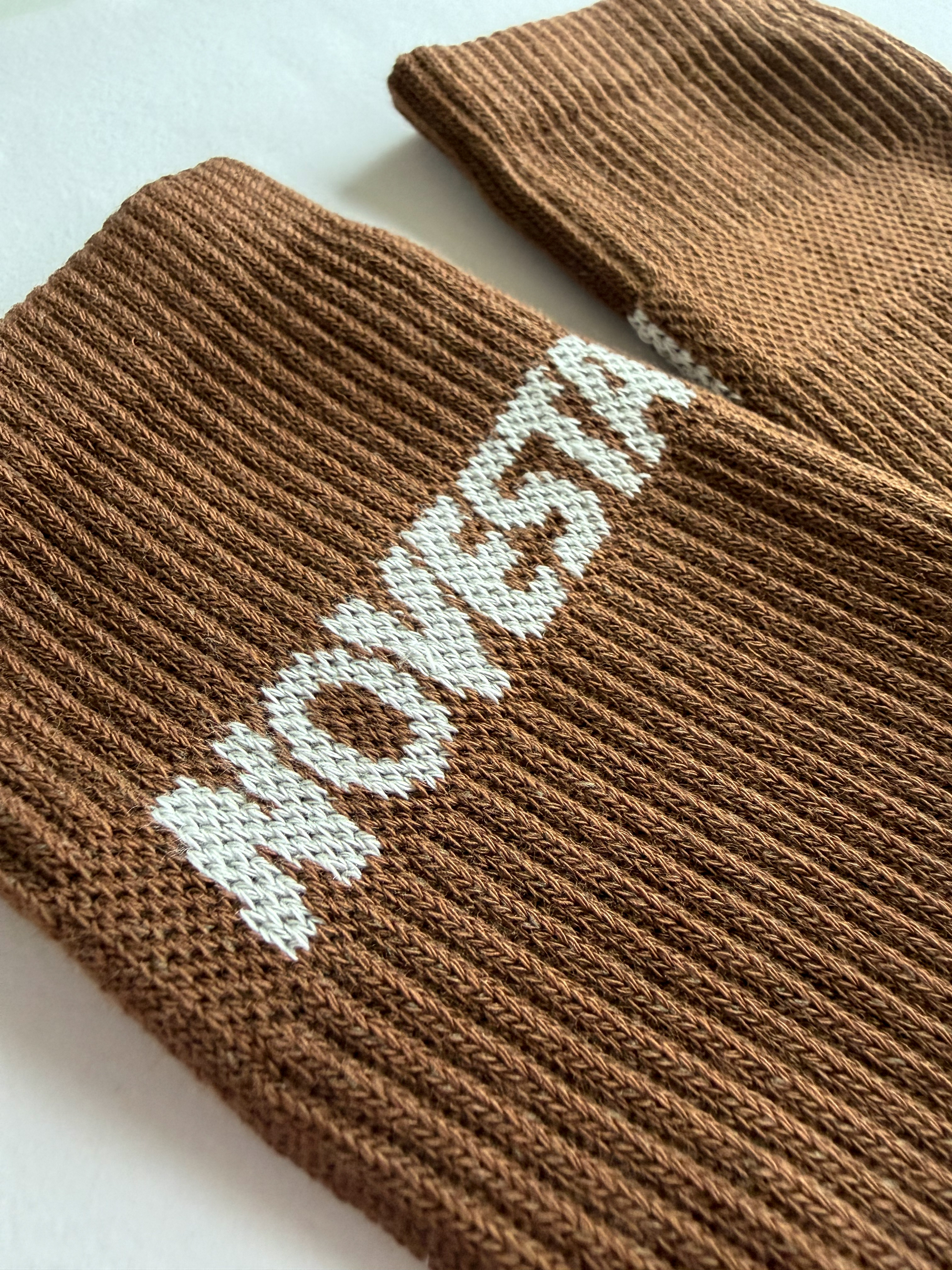 Obrázok z Buffet x Novesta Rib logo socks brown