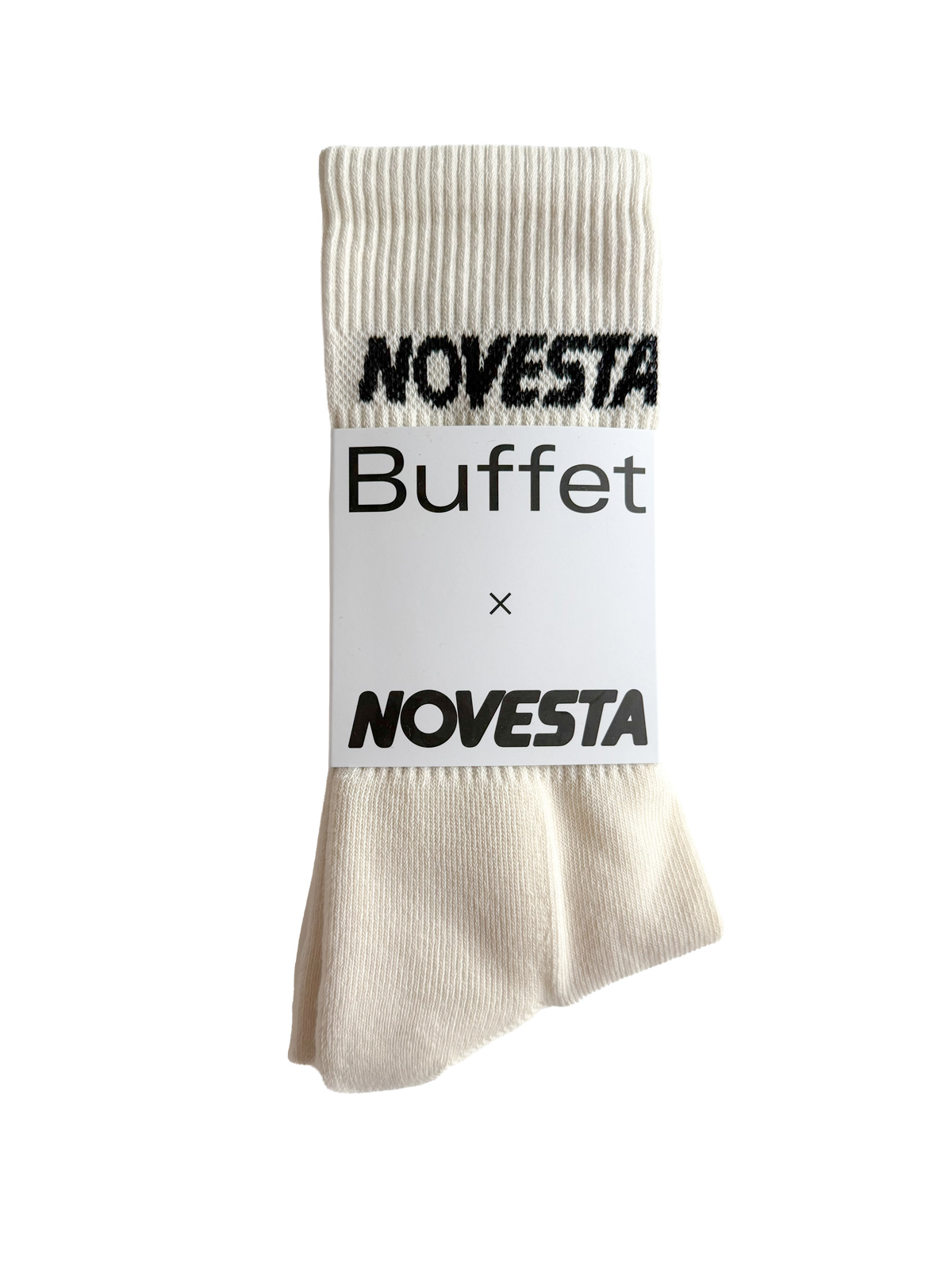 Obrázok z Buffet x Novesta Rib logo socks off white
