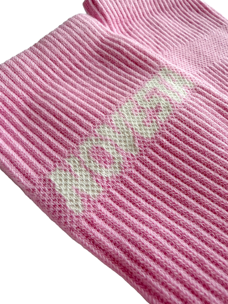 Obrázok z Buffet x Novesta Rib logo socks pink